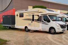 Schorsch auf dem Stellplatz am PerlBad