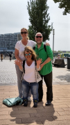 Lisa, Dolli und Elmi beim Abschied
