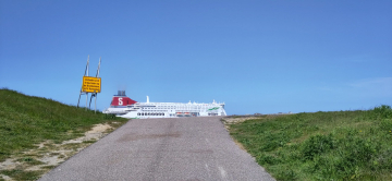 Überraschung - die Stena Line fährt vorbei