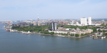 Rotterdam von oben - 32. Stock