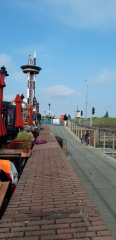 Hafenpromenade in Vlissingen mit Turm