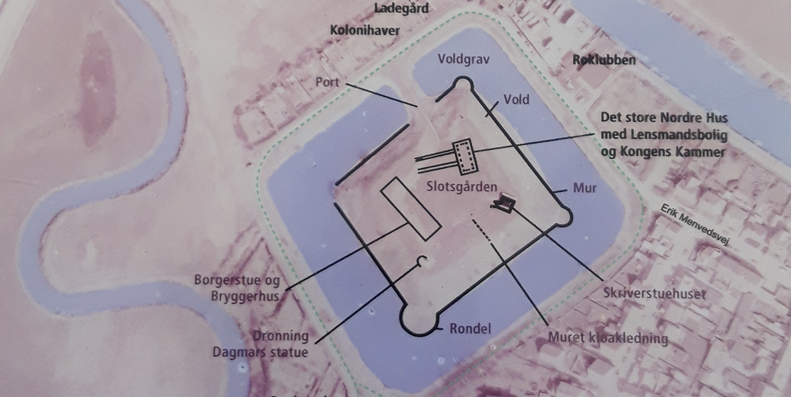 Riberhus - Grundriss aus dem 16. Jhdt