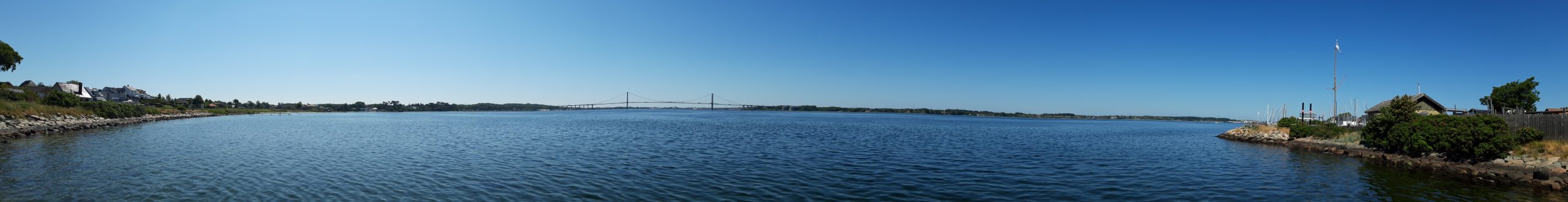 Panorama mit Lillebeltsbrücke